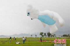 珠海國(guó)際風(fēng)箏會(huì)開幕 最大風(fēng)箏挑戰(zhàn)吉尼斯紀(jì)錄