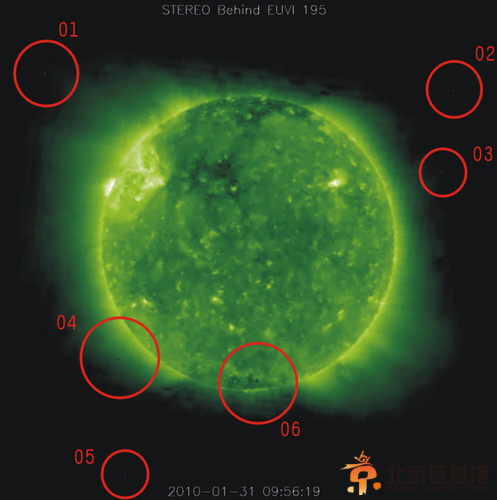 河外動態：疑似UFO的編隊在太陽附近徘徊