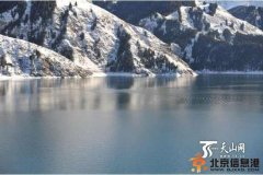 新疆天山天池湖中驚現兩條“瑞獸” 天山天池湖瑞獸湖面上嬉戲