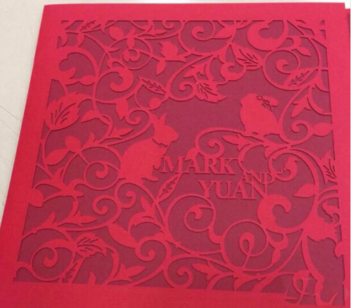 高圓圓趙又廷剪紙風喜帖曝光 Mark與Yuan婚宴將臨