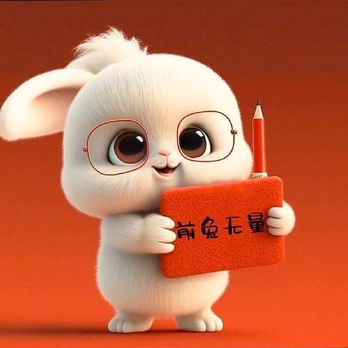 跨年朋友圈氛圍 兔然暴富