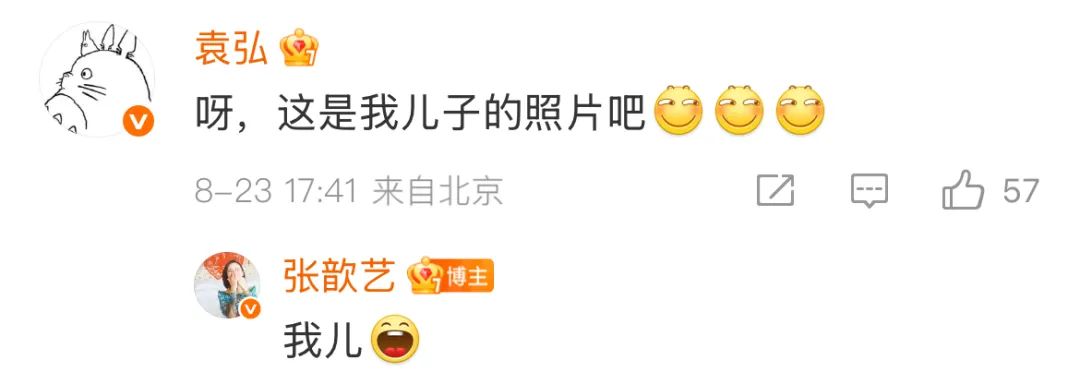 張歆藝曬袁弘兒時照為其慶生：我永遠的小朋友