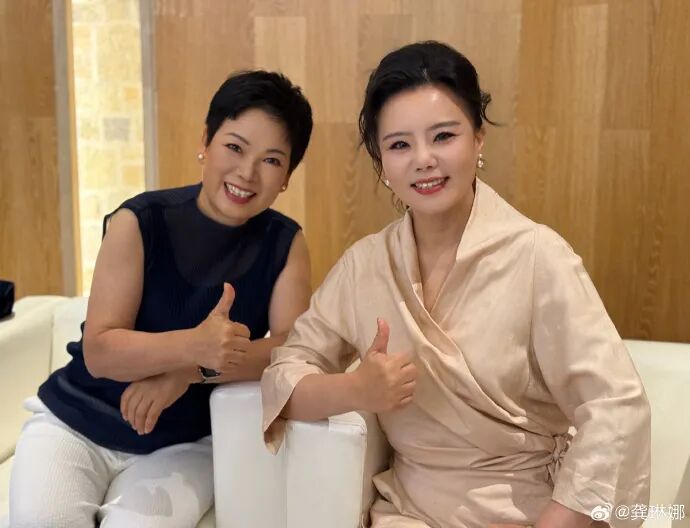 龔琳娜曬與倪夏蓮合照  網友：夢幻聯動